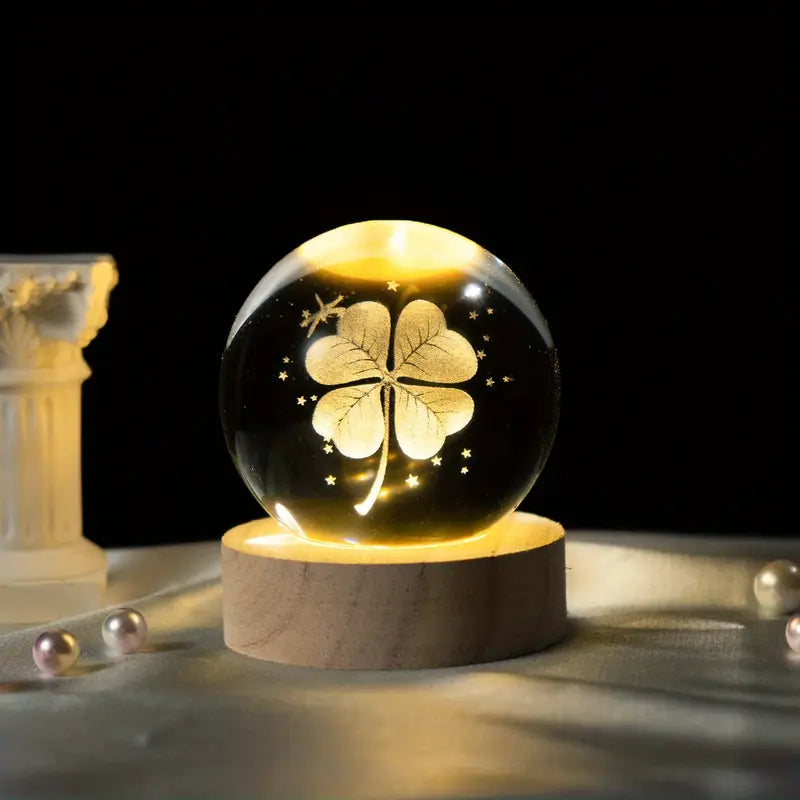 luz nocturna de galaxia planetaria