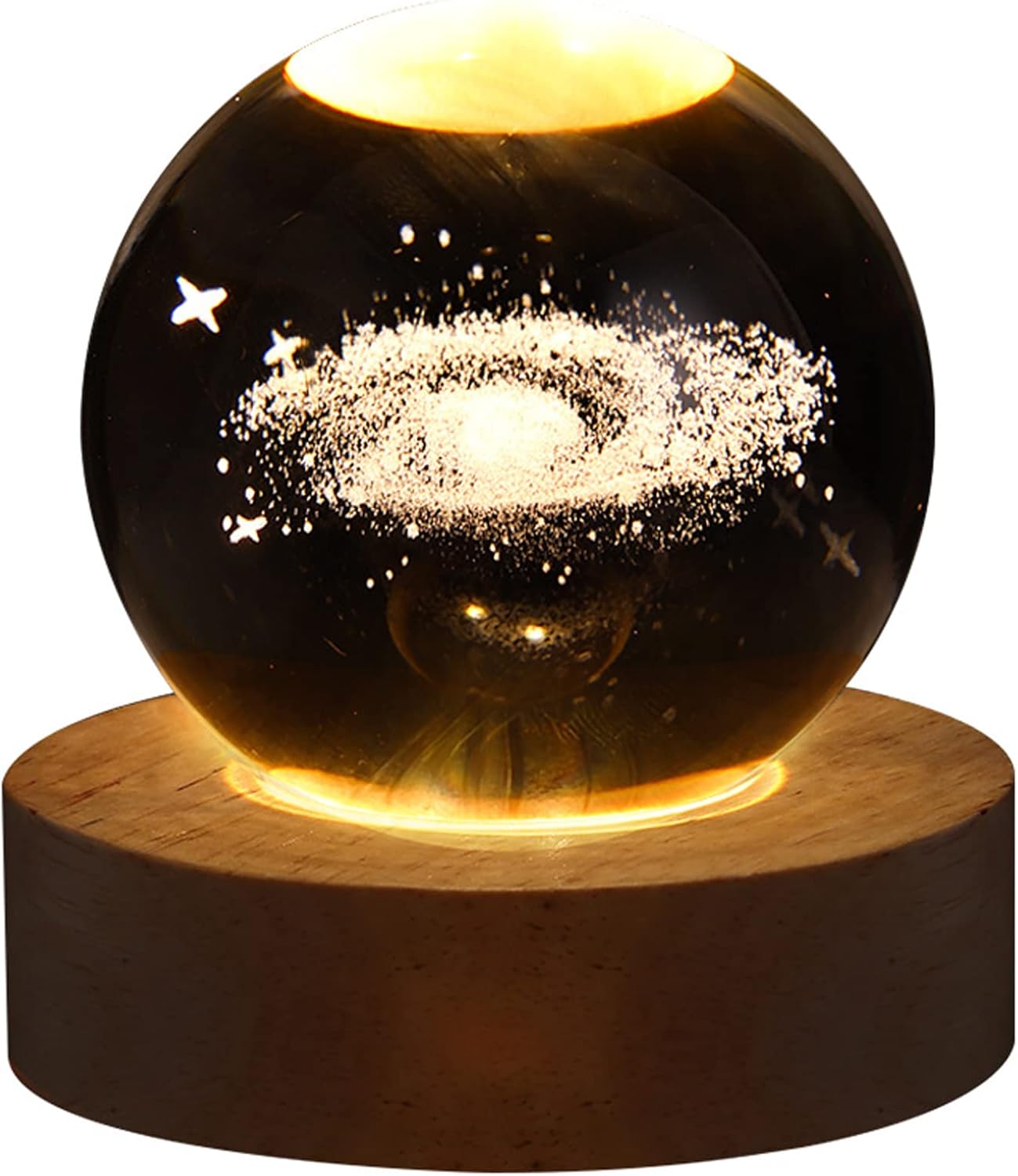 luz nocturna de galaxia planetaria