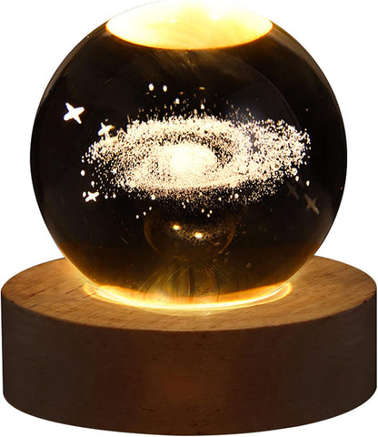luz nocturna de galaxia planetaria