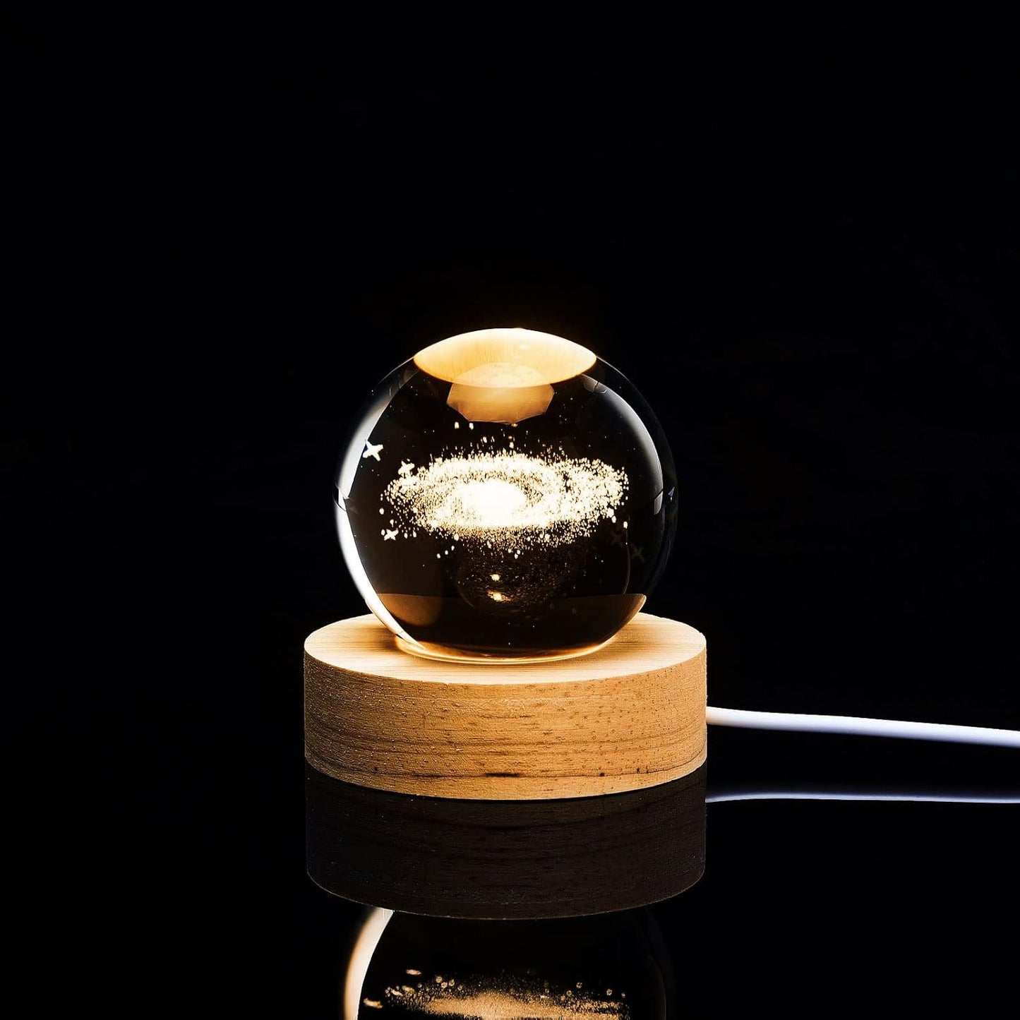 luz nocturna de galaxia planetaria