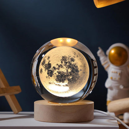 luz nocturna de galaxia planetaria