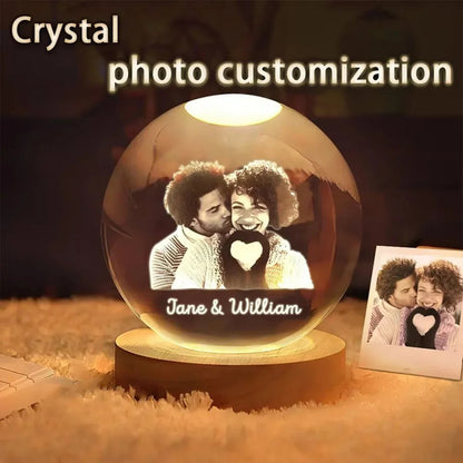 ESFERA DE CRISTAL PERSONALIZABLE